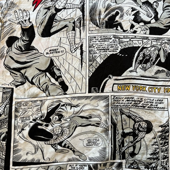 SPIDERMAN Marvel Short Sleeve Button Down shirt NEW With Tag By Marvel/H&M NWT - Picture 6 of 8